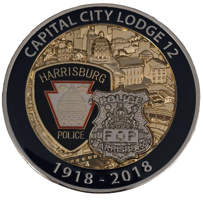 Capital City Lodge 12 100th Anniversary Challenge Coin
