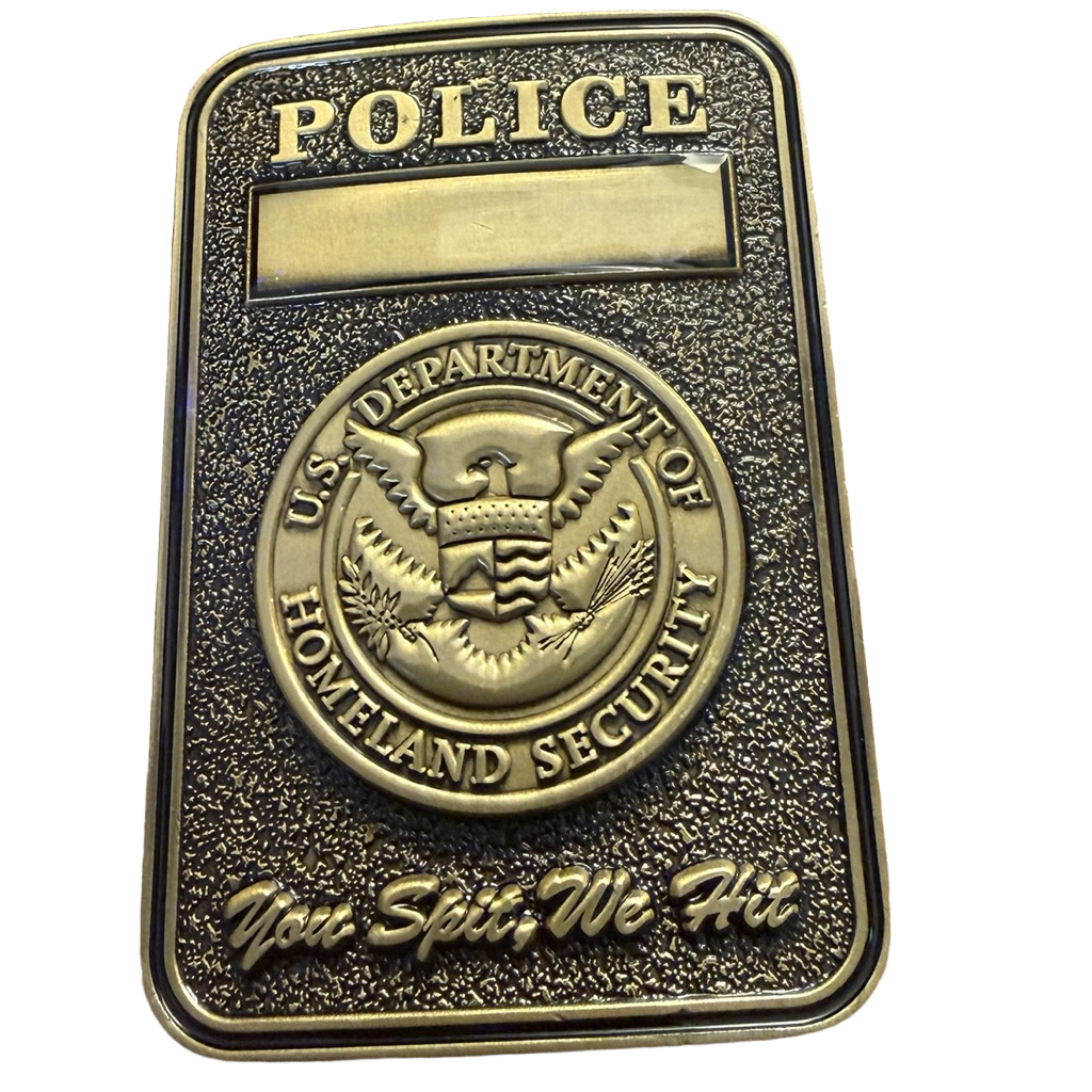 US Department of Homeland Security HSI/ICE Shield — front