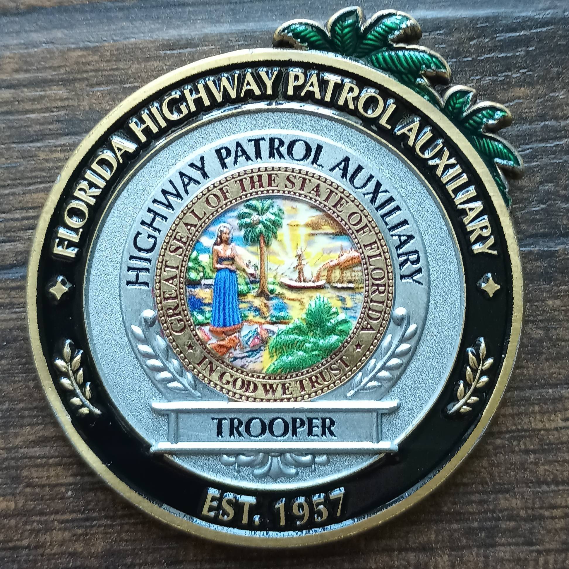 Florida Highway Patrol Auxiliary — back