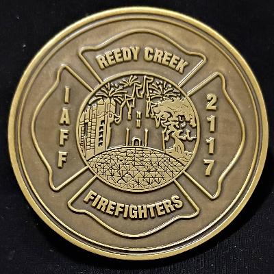 Reedy Creek Firefighters Challenge Coin