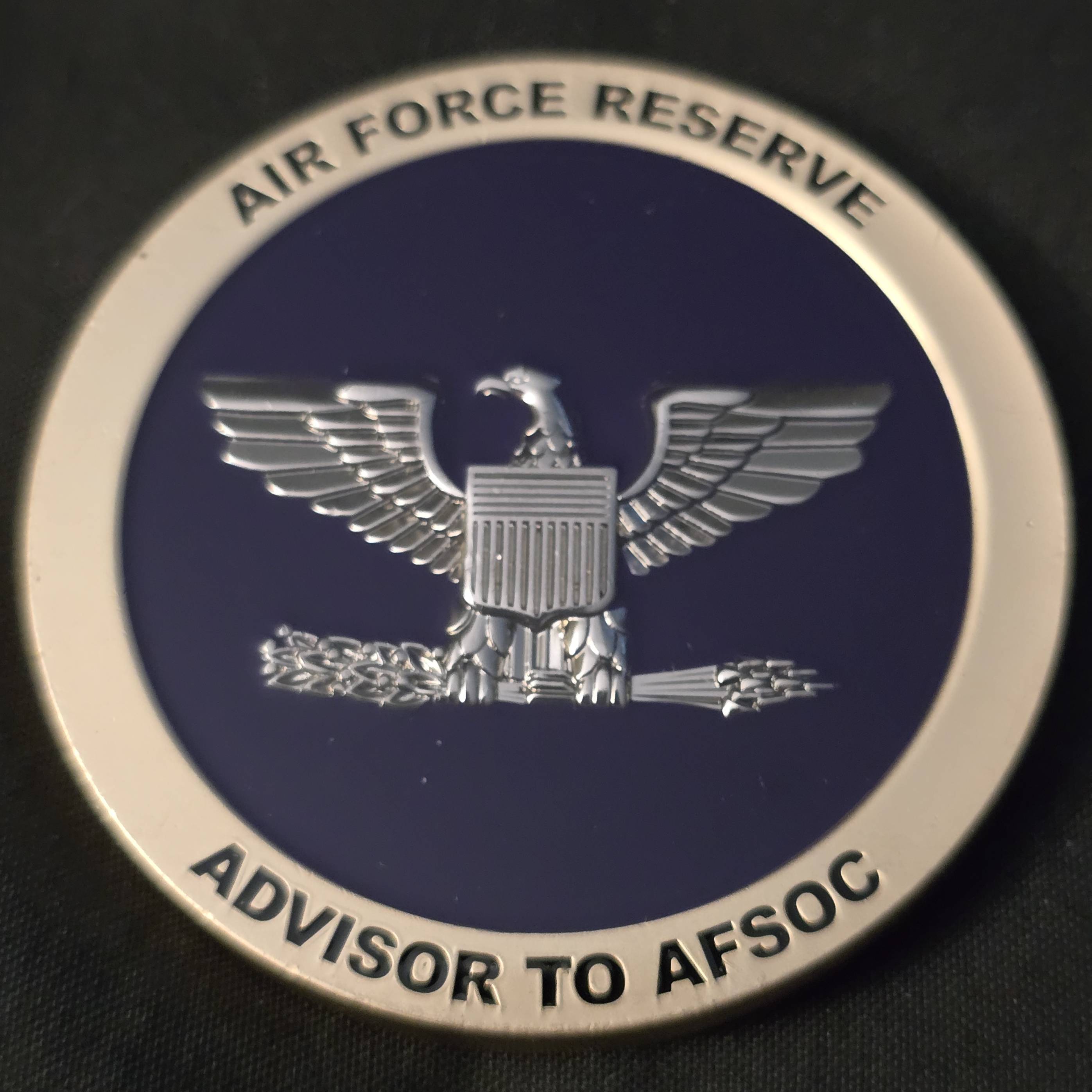 Air Force reserve advisor to AFSOC — back