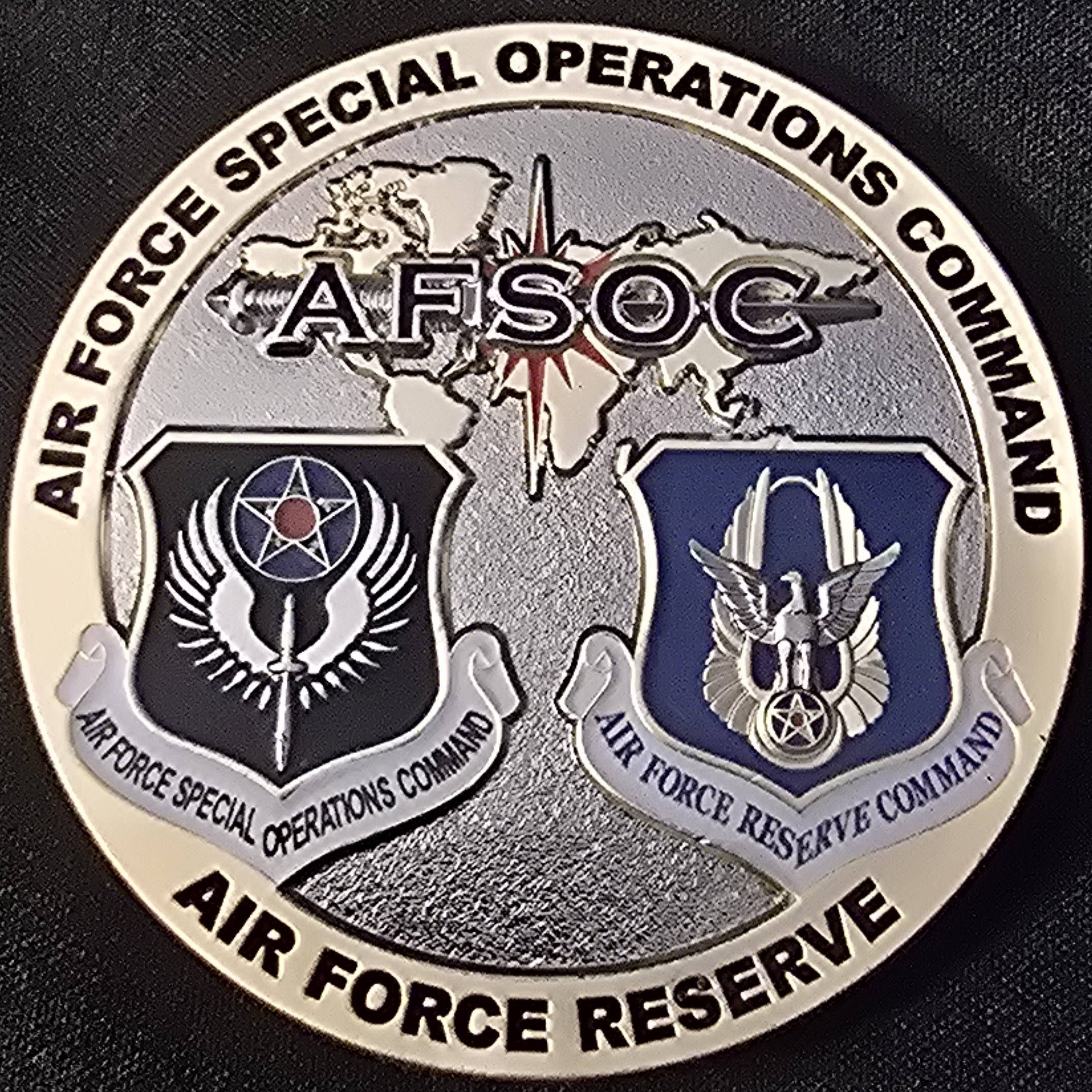 Air Force reserve advisor to AFSOC — front