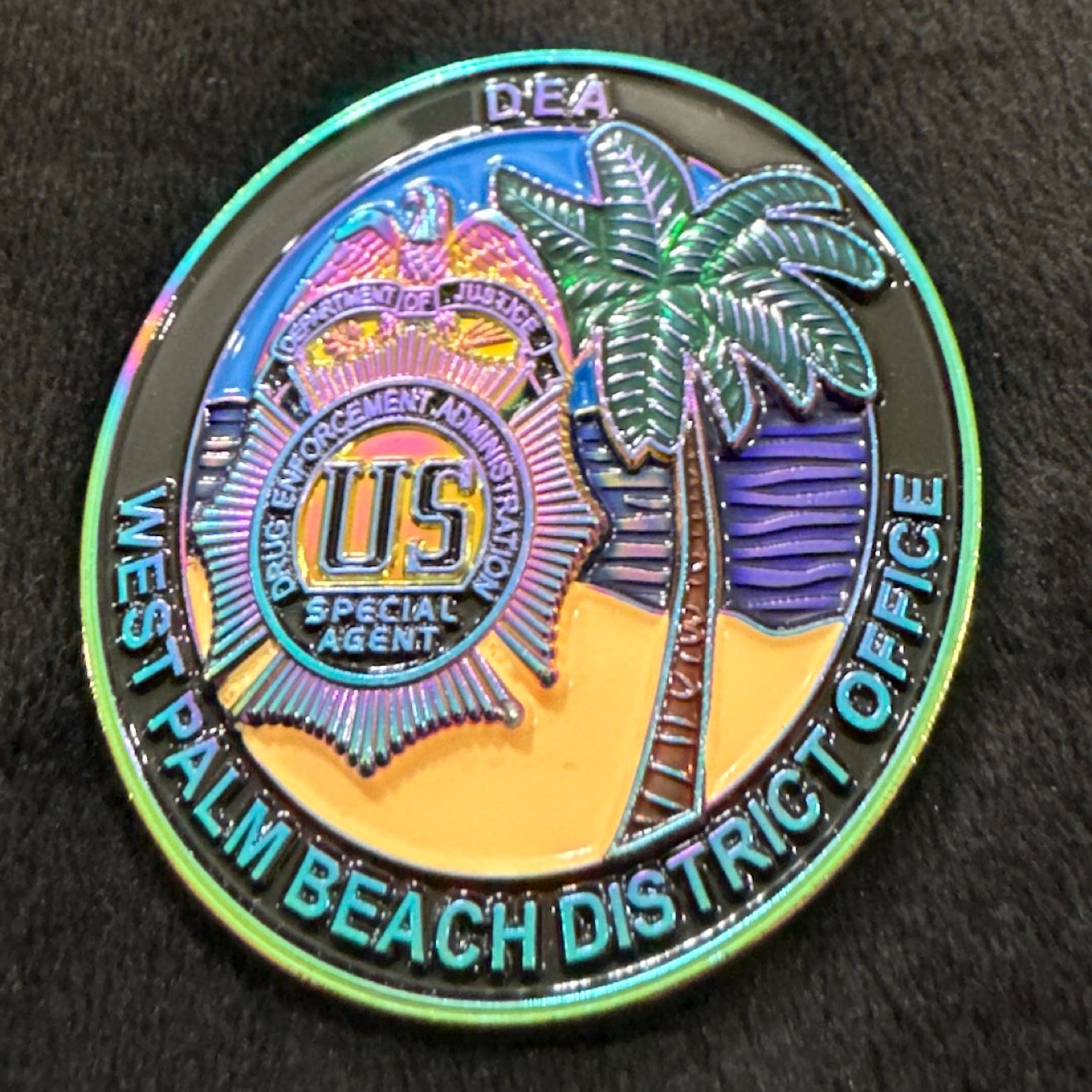 DEA West Palm Beach District Office - Sunrise (Oil Slick Variant) — back