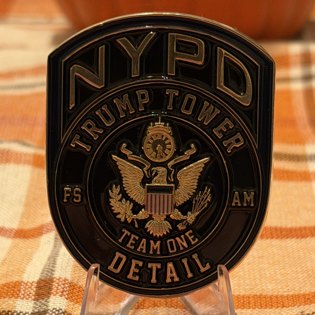 NYPD Trump Tower Detail — back