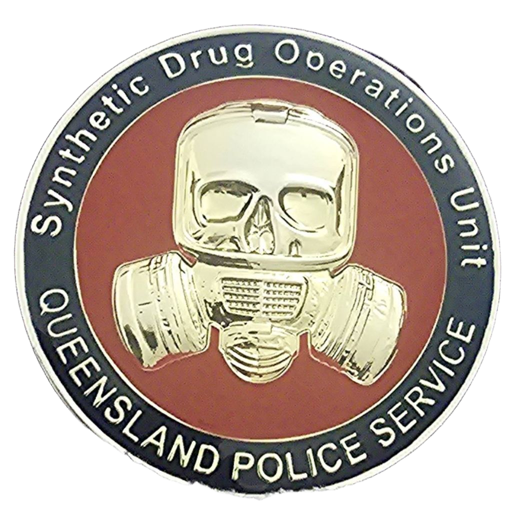 Queensland Police Service Synthetic Drug Operations Unit Challenge Coin — front