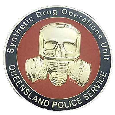 Queensland Police Service Synthetic Drug Operations Unit Challenge Coin