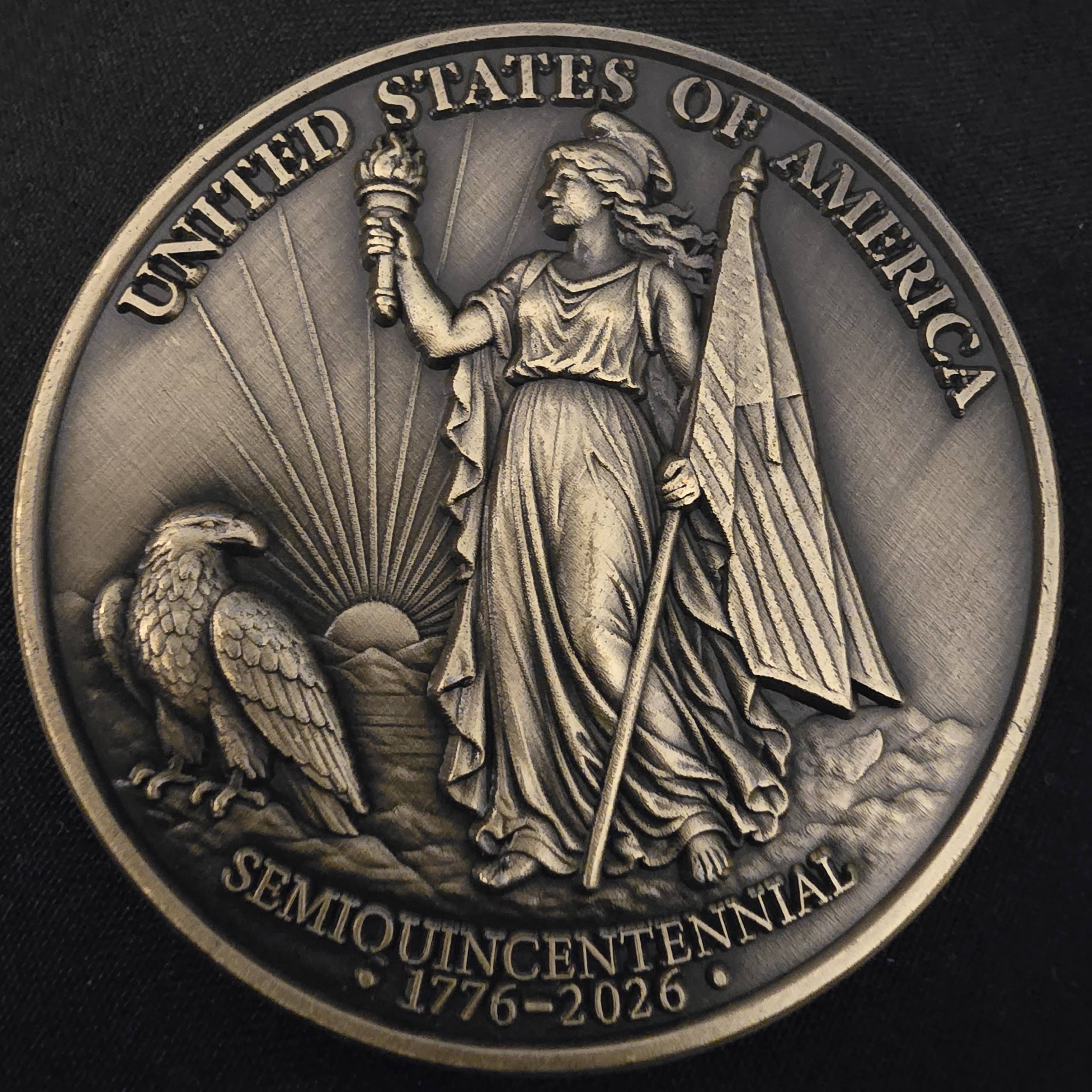 Havre Lodge No. 55 125 Years coin — front