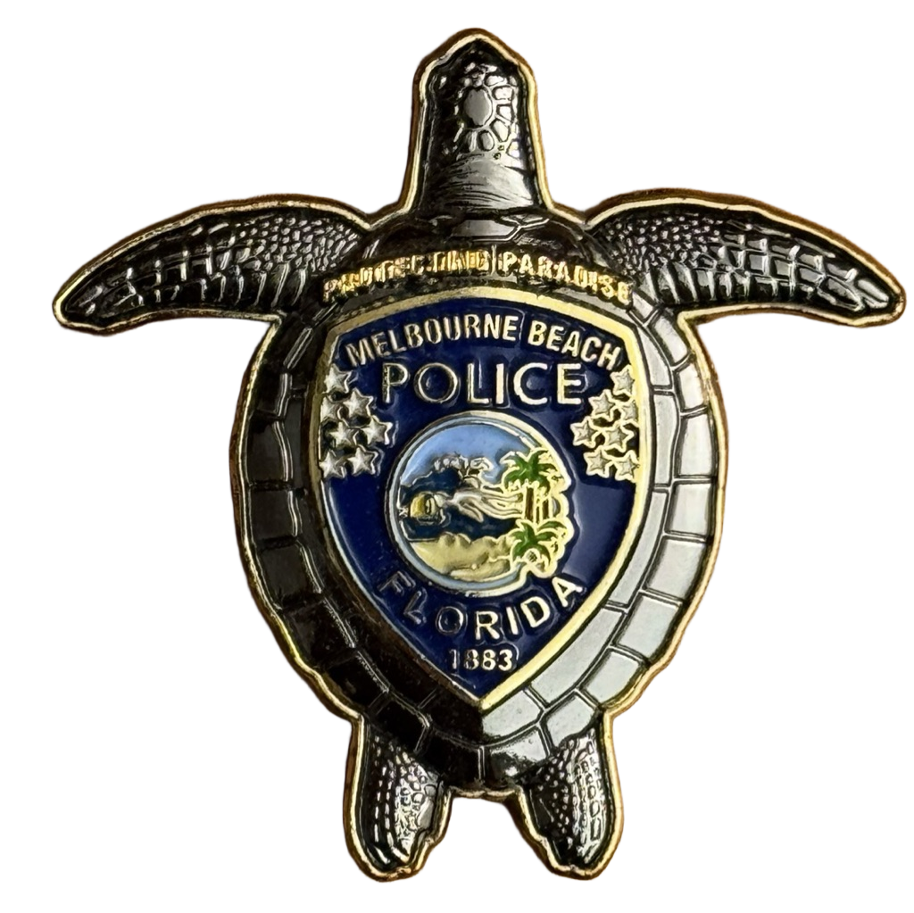 Melbourne Beach Police Turtle (Florida) — front