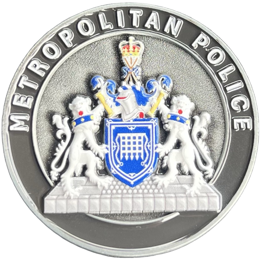 Metropolitan Police Central South BCU Challenge Coin — back