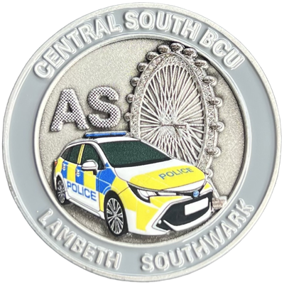 Metropolitan Police Central South BCU Challenge Coin