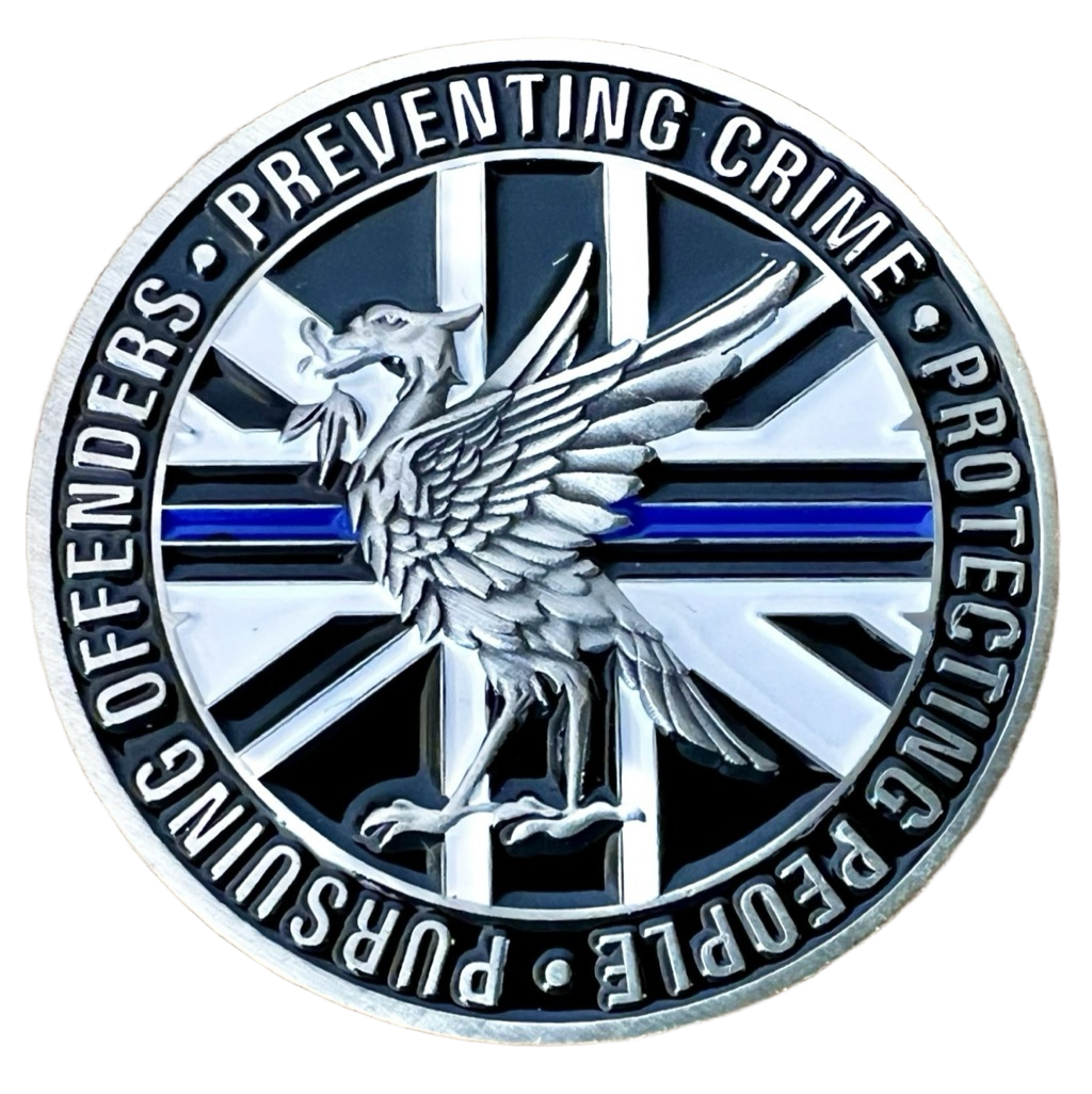 Merseyside Police Challenge Coin — front