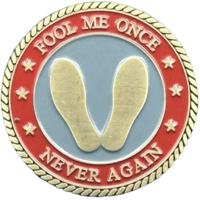 FOOL ME ONCE NEVER AGAIN