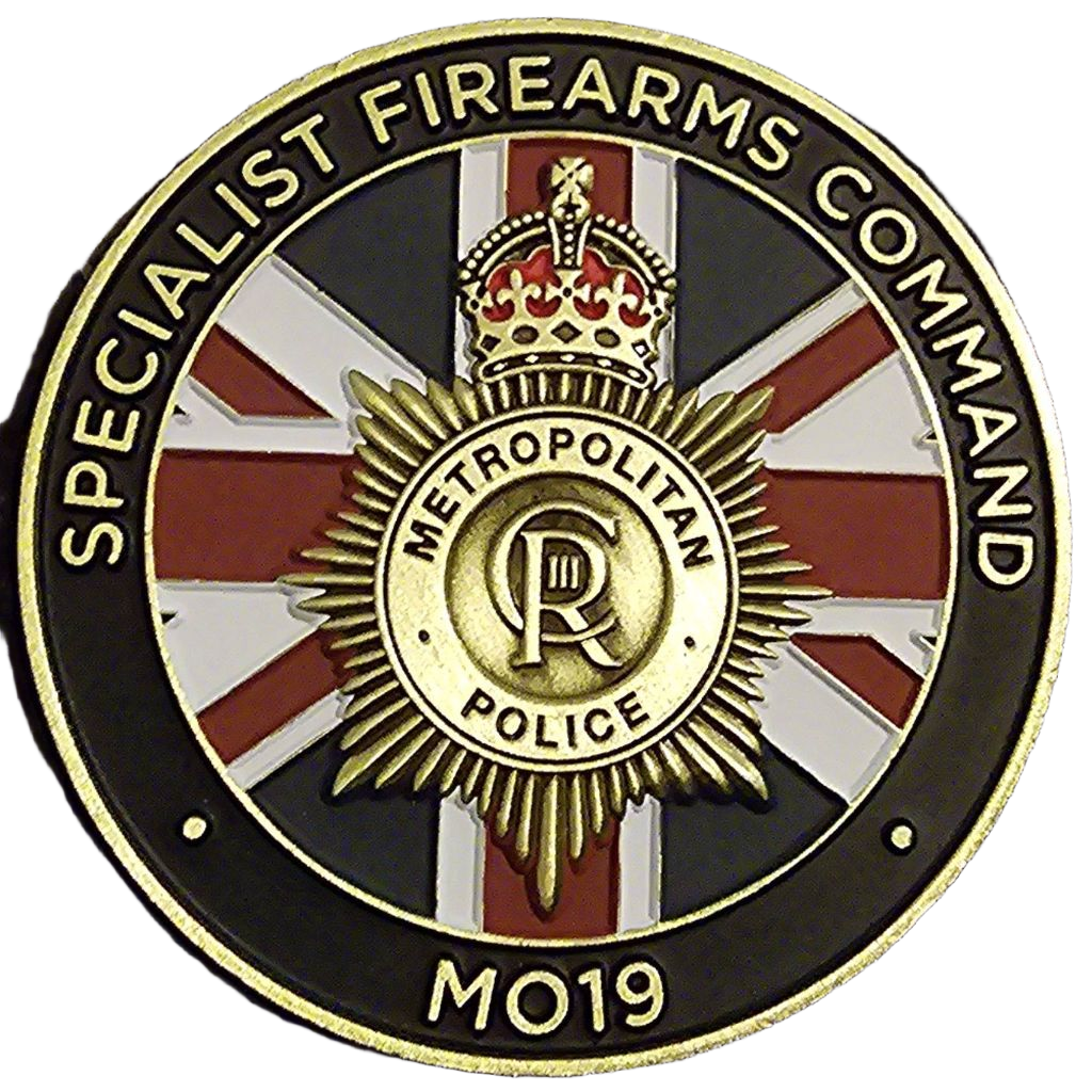 Metropolitan Police Specialist Firearms Command Challenge Coin — back