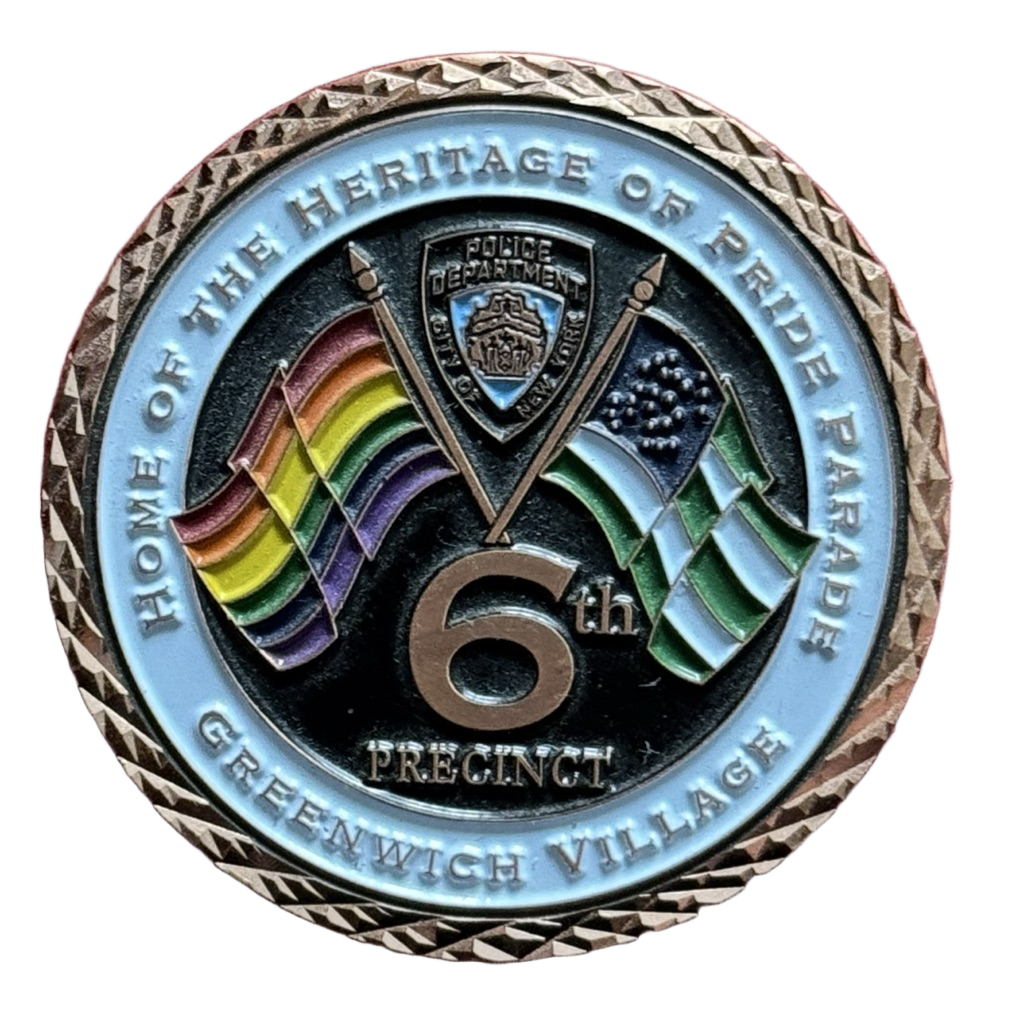 NYPD 6th Precinct Greenwich Village Pride Heritage — front