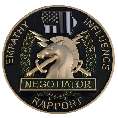 Empathy Influence Negotiator Rapport Challenge Coin