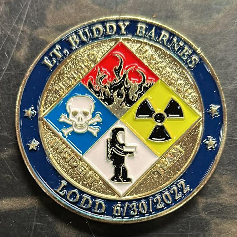 Henrico Fire Hazmat Team EOW — back