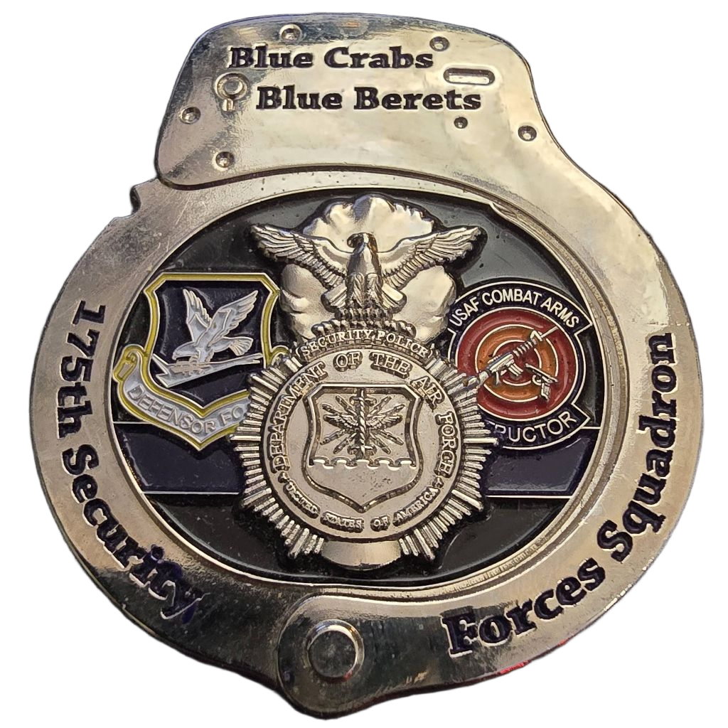 Warfield ANGB Maryland Air National Guard Challenge Coin — back