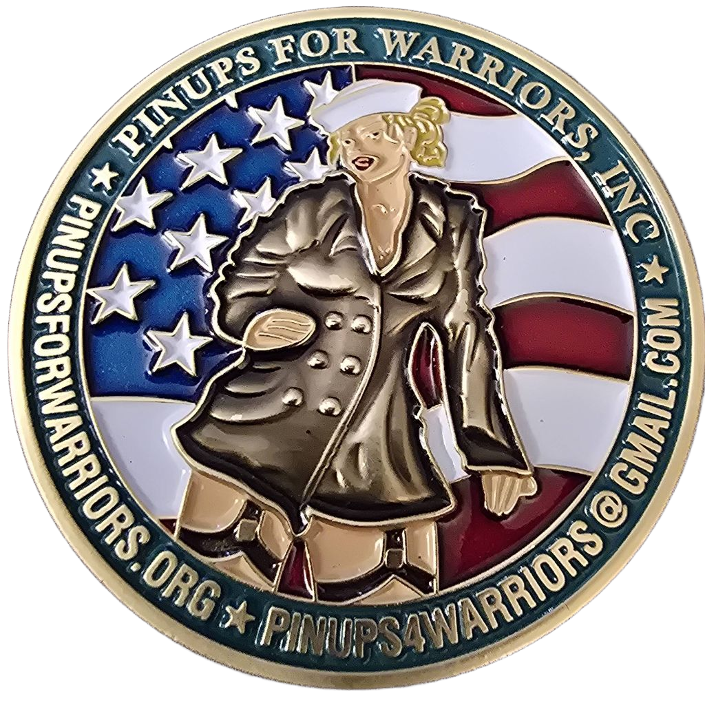 Pinups for warriors — front