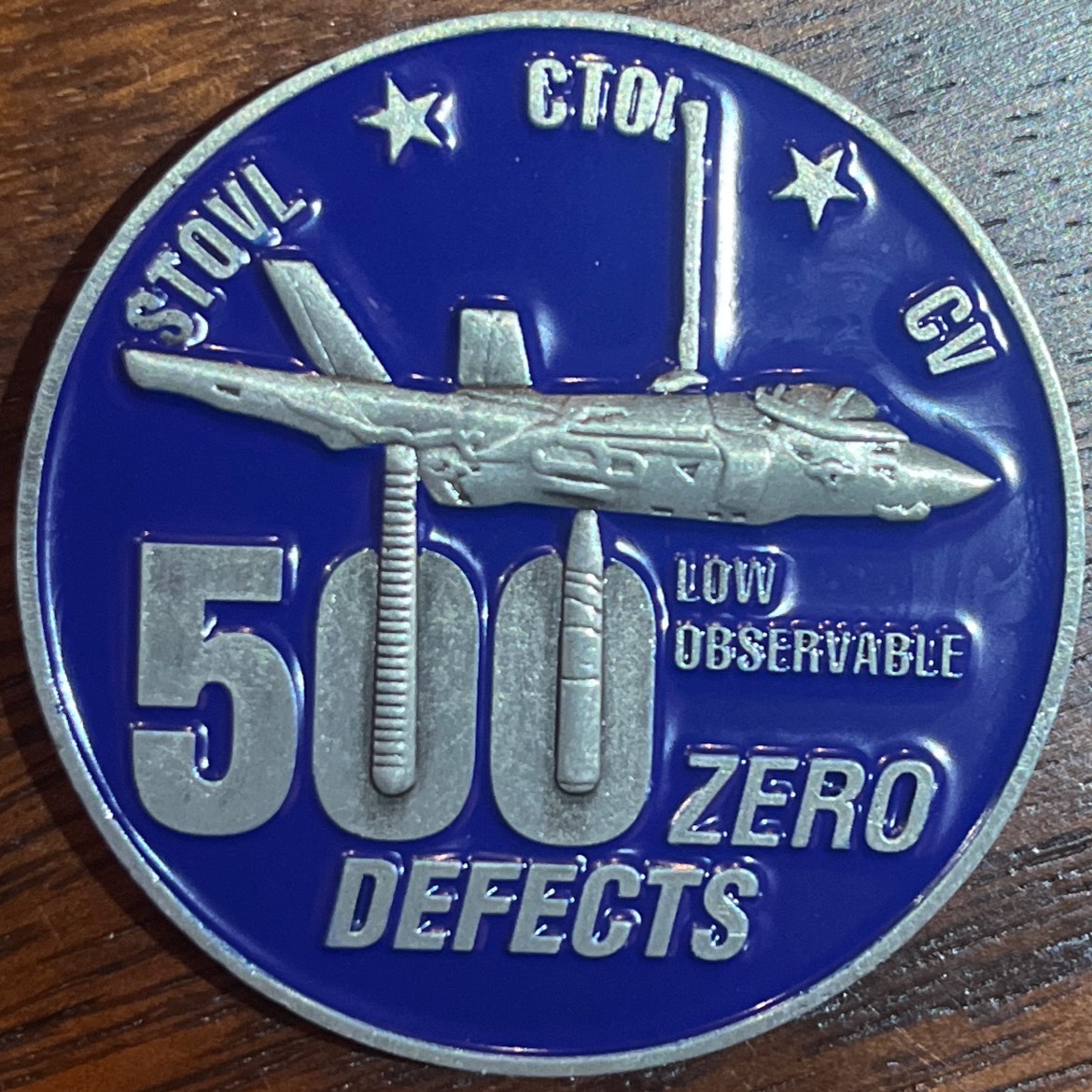 500 zero defect — back