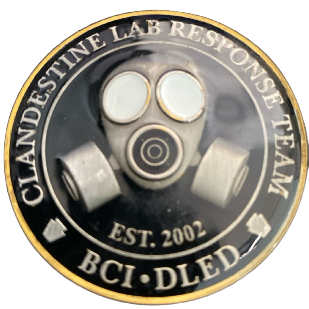 Pennsylvania state police clandestine lab response team — back