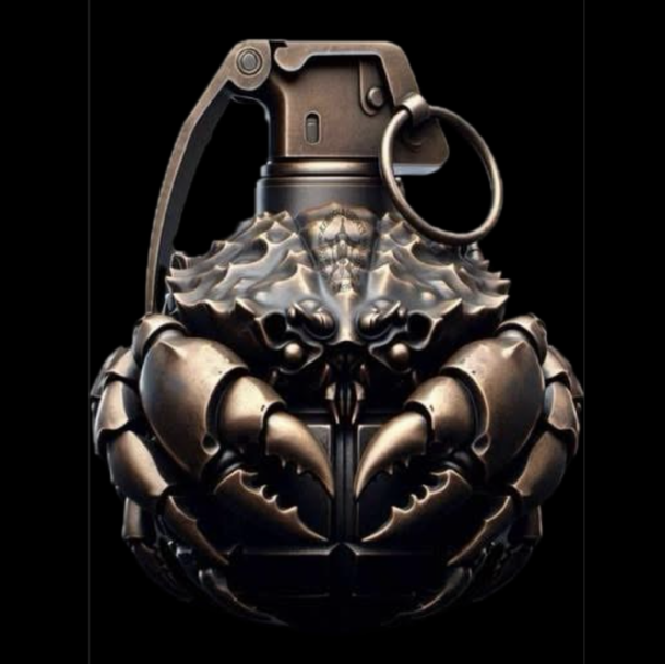 Kenosha Bomb Squad Crab Grenade Mack — front