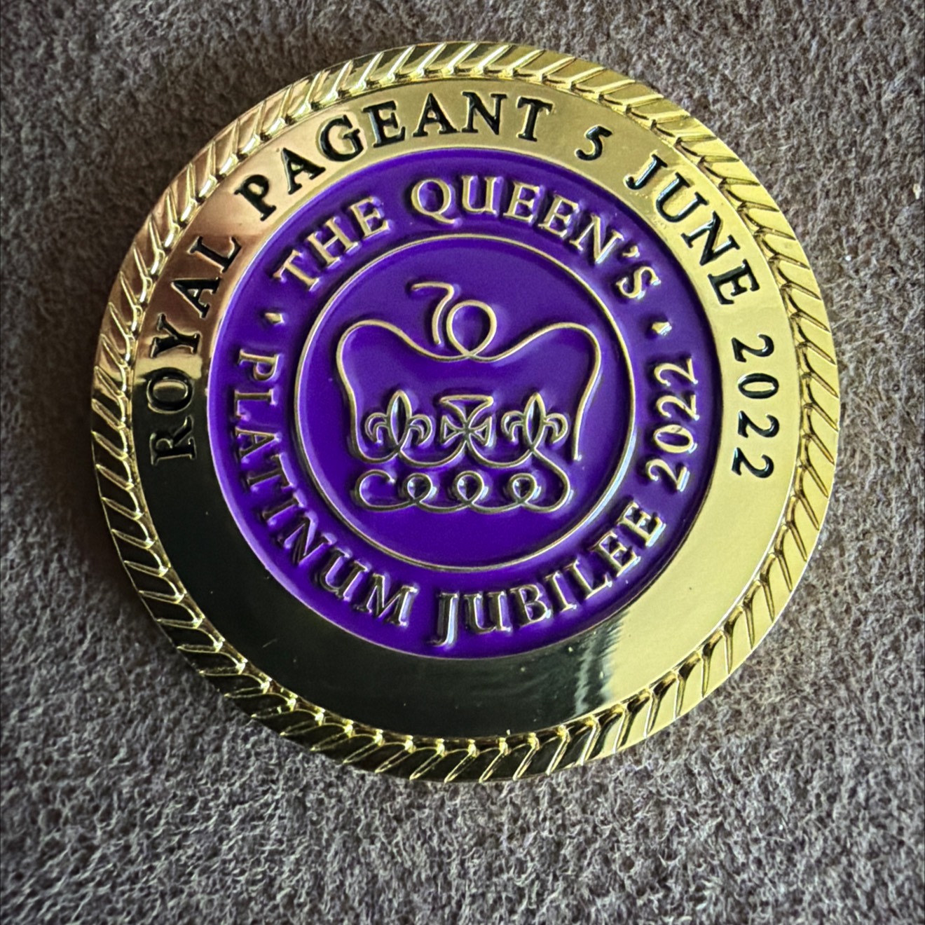 HM Queens Platinum Jubilee — front