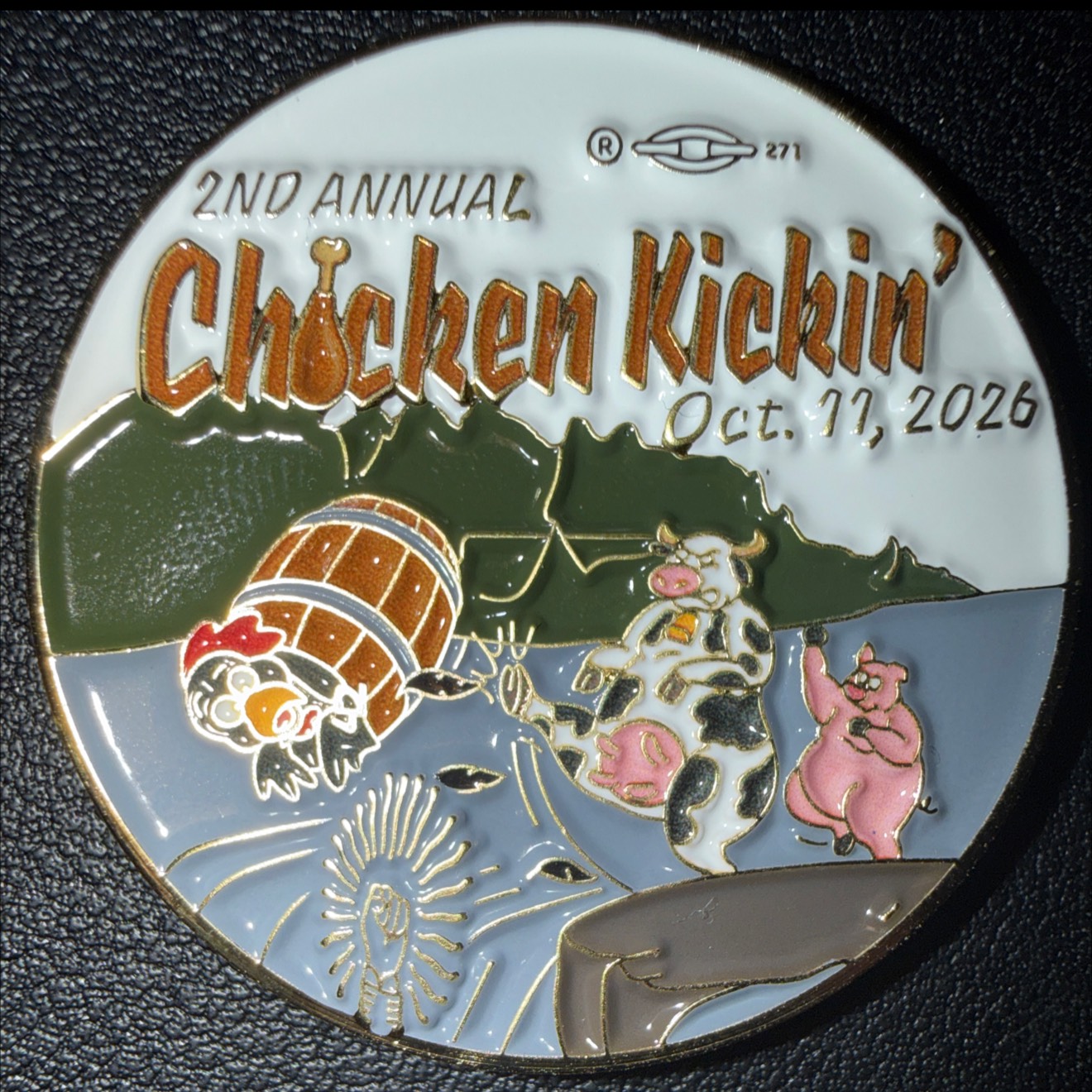 CHICKIN KICKIN — front