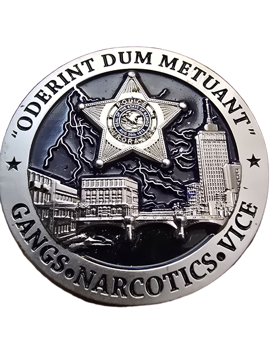 Aurora police department special operations group — back