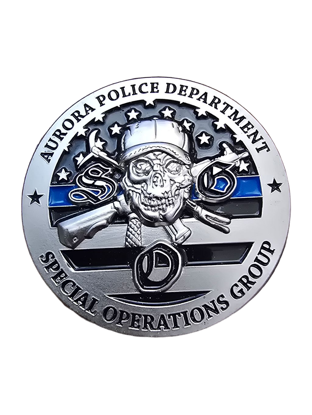 Aurora police department special operations group — front