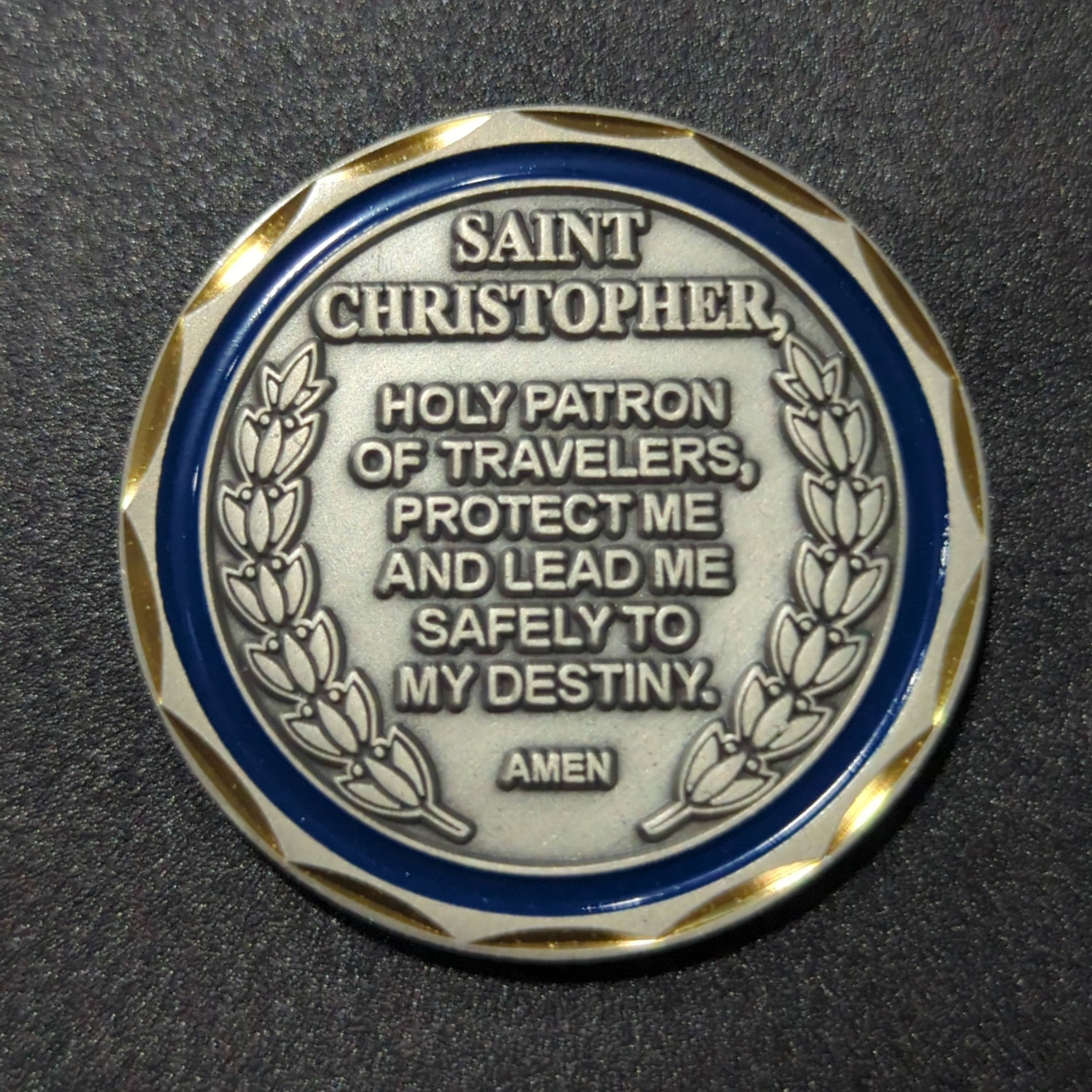 Saint Christopher — back