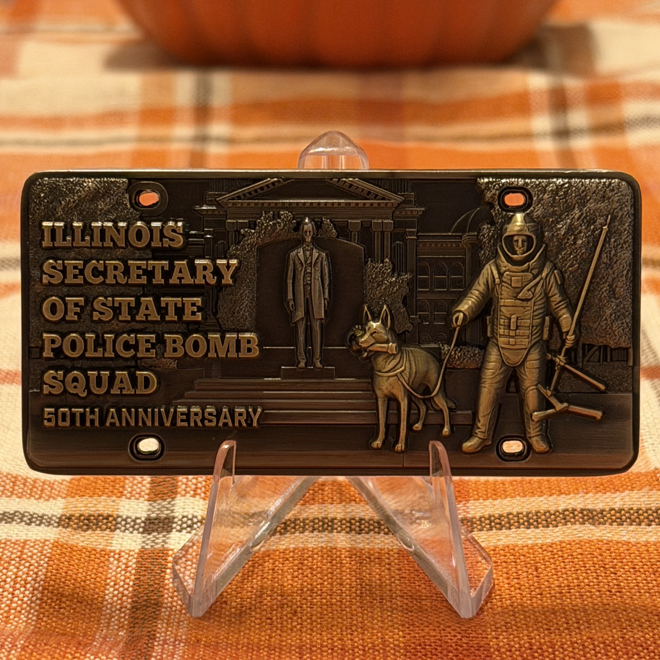Illinois Secretary of State bomb Squad 50th Anniversary — front
