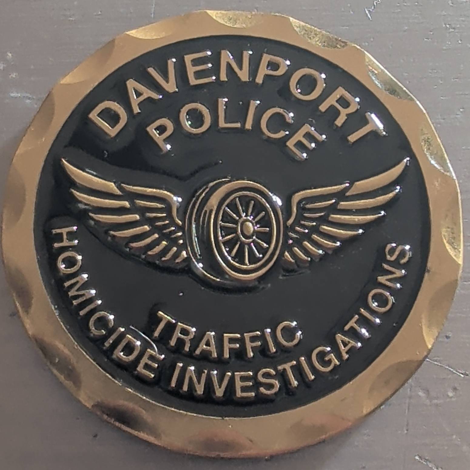 Davenport Traffic Homicide Investigations — front