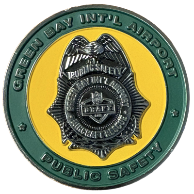 Austin Straubel Airport Public Safety Draft Coin