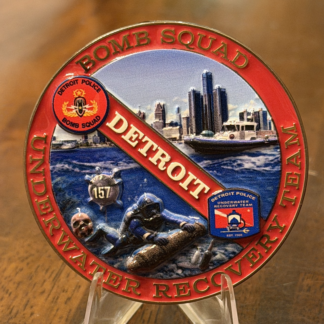 Detroit Maritime Bomb Tech — back