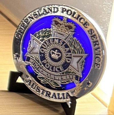Qld police public common coin