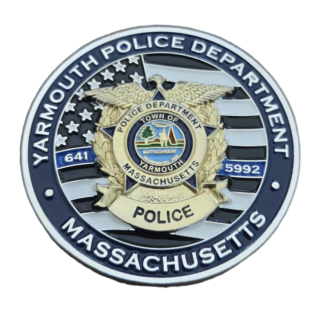 Yarmouth Police Department Coin — front
