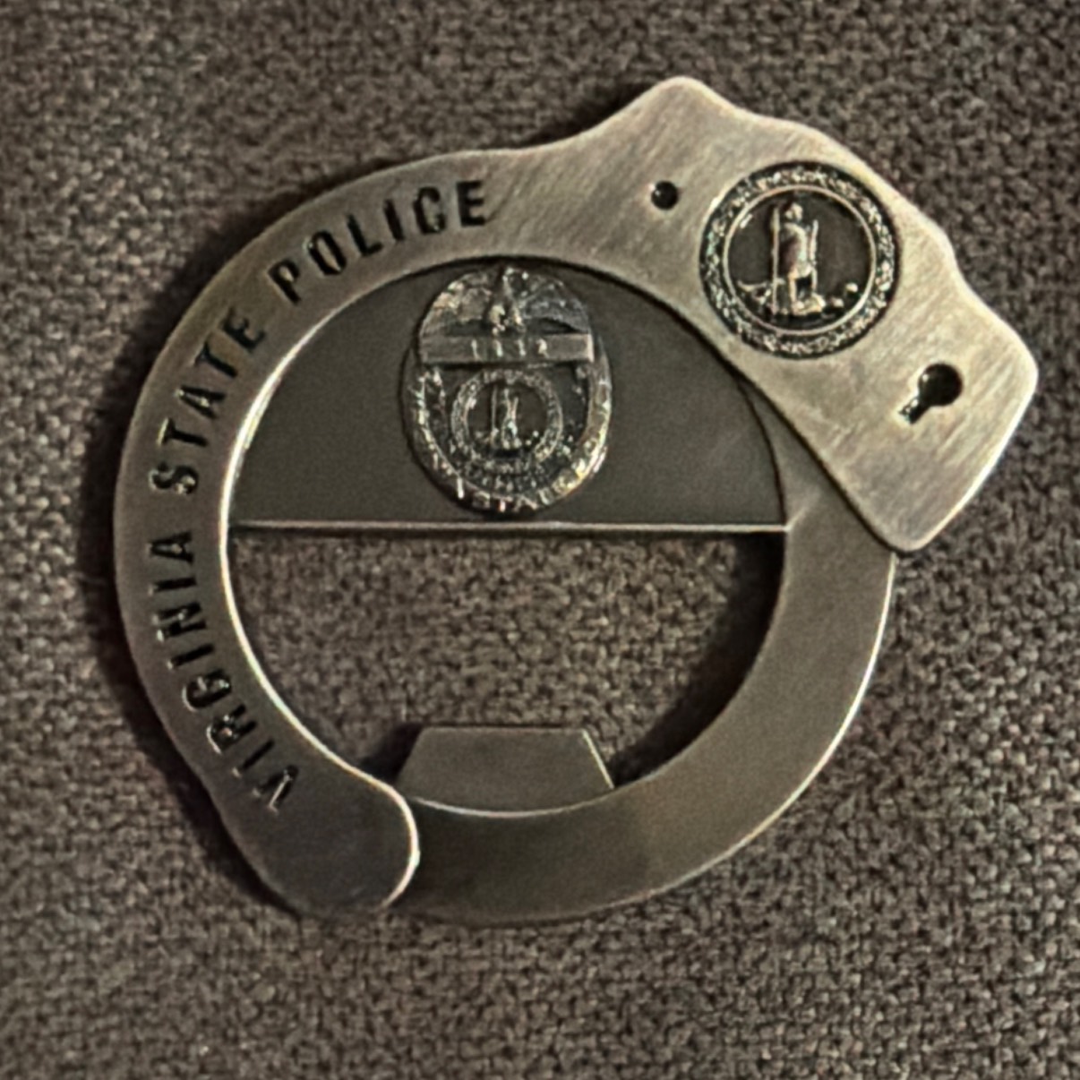 90th anniversary handcuff — back