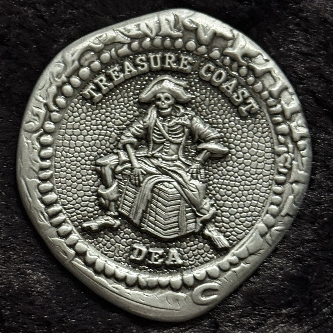 DEA Port St. Lucie Resident Office Doubloon (Silver Variant) — front