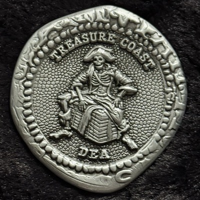 DEA Port St. Lucie Resident Office Doubloon (Silver Variant)