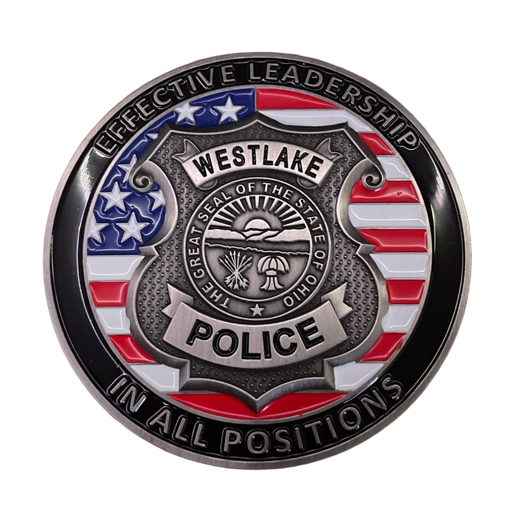 Westlake PD Leadership Coin — back