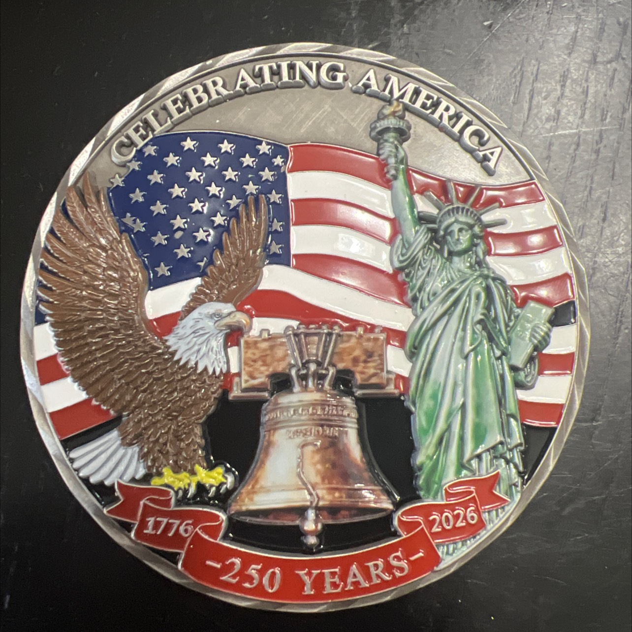US 250th Anniversary Coin — back