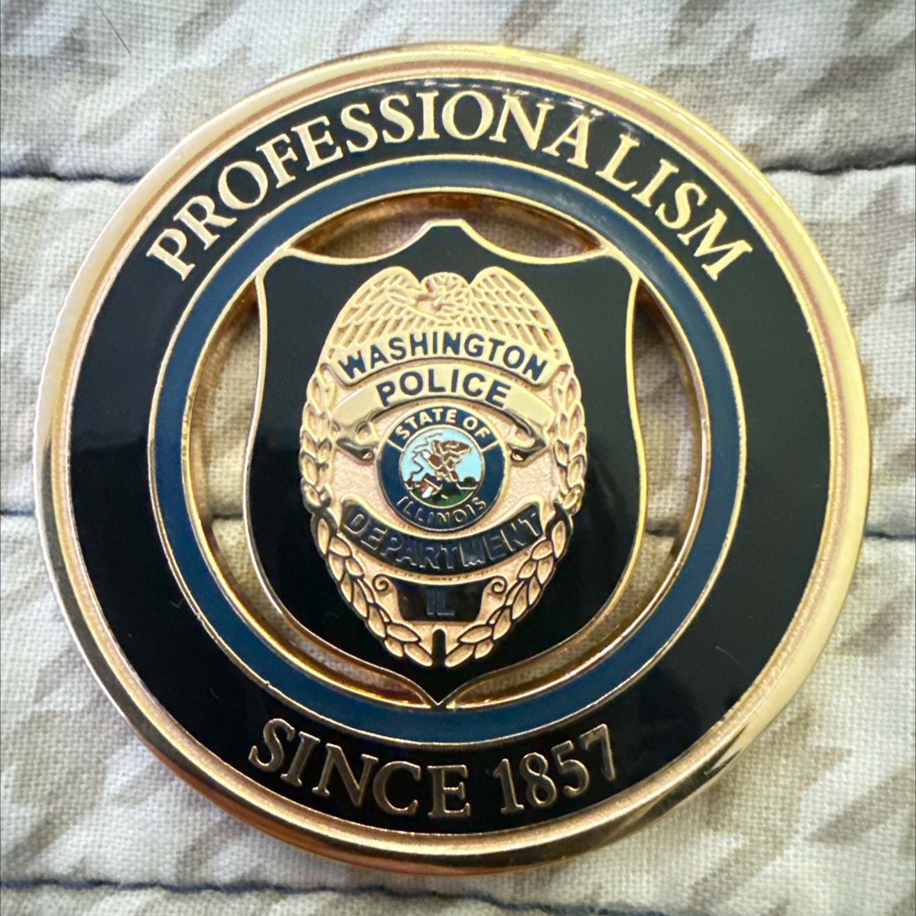 Washington Illinois Police — back