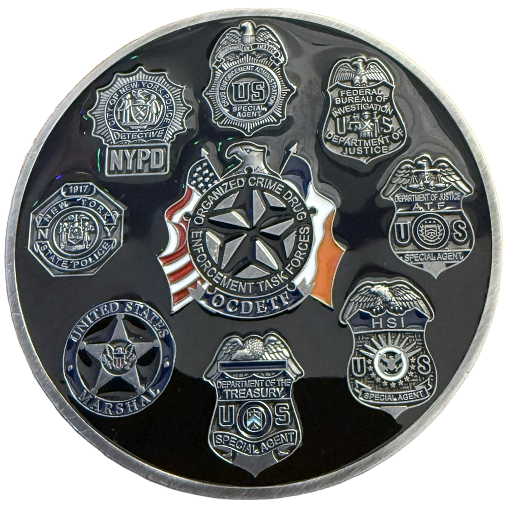 New York Organized Crime Drug Enforcement Strike Force — back