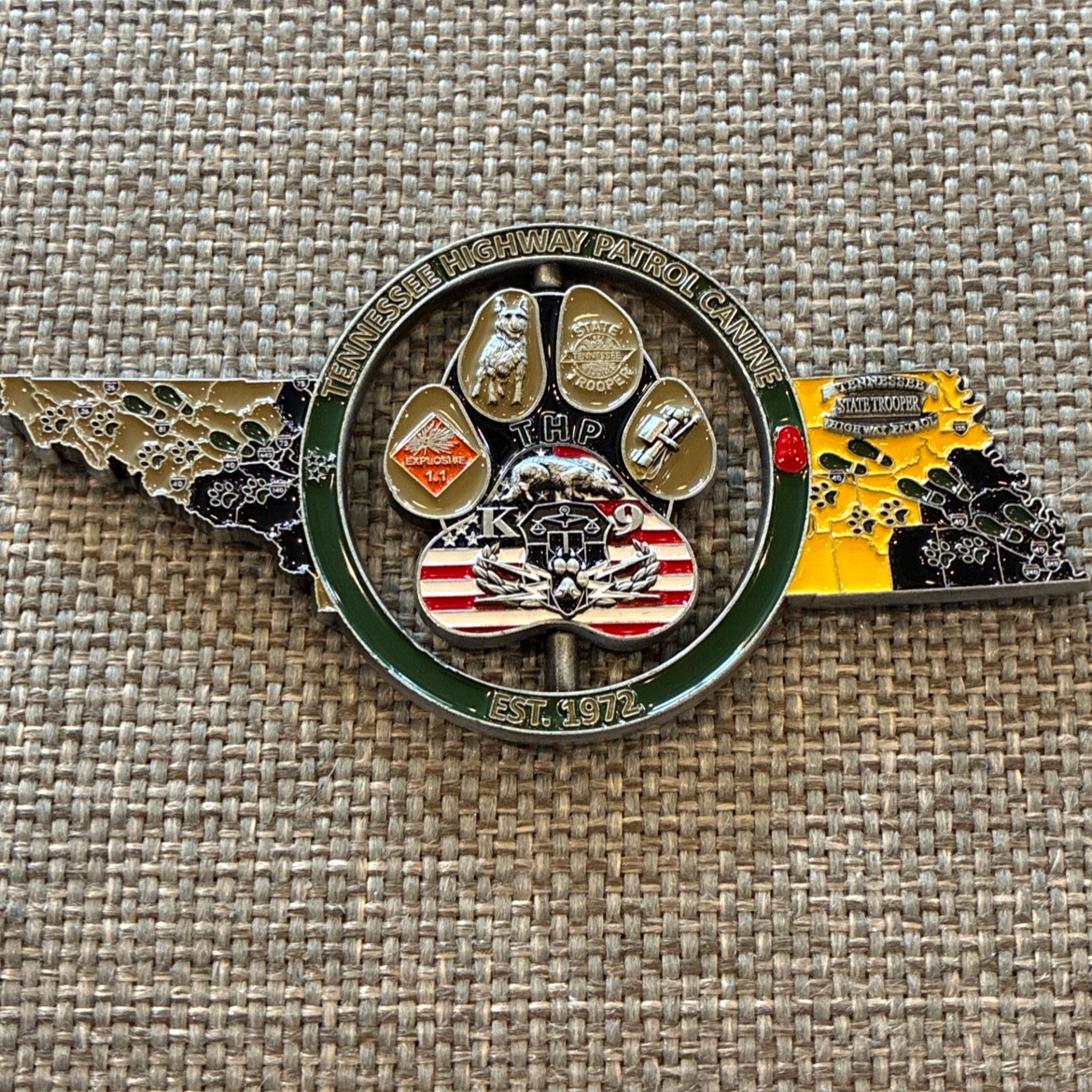 THP K9 Spinner — back