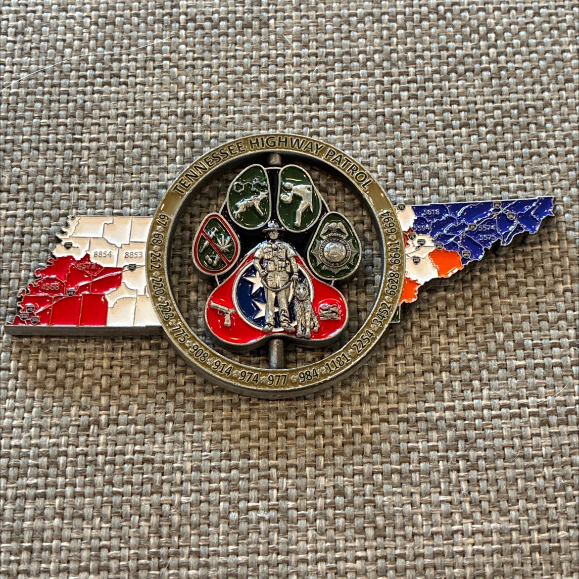 THP K9 Spinner — front