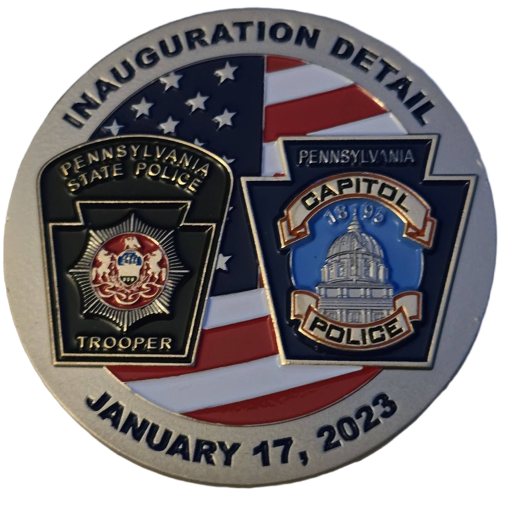 Josh Shapiro 46th Governor of Pennsylvania Inauguration Coin — back