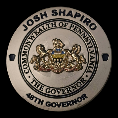 Josh Shapiro 46th Governor of Pennsylvania Inauguration Coin