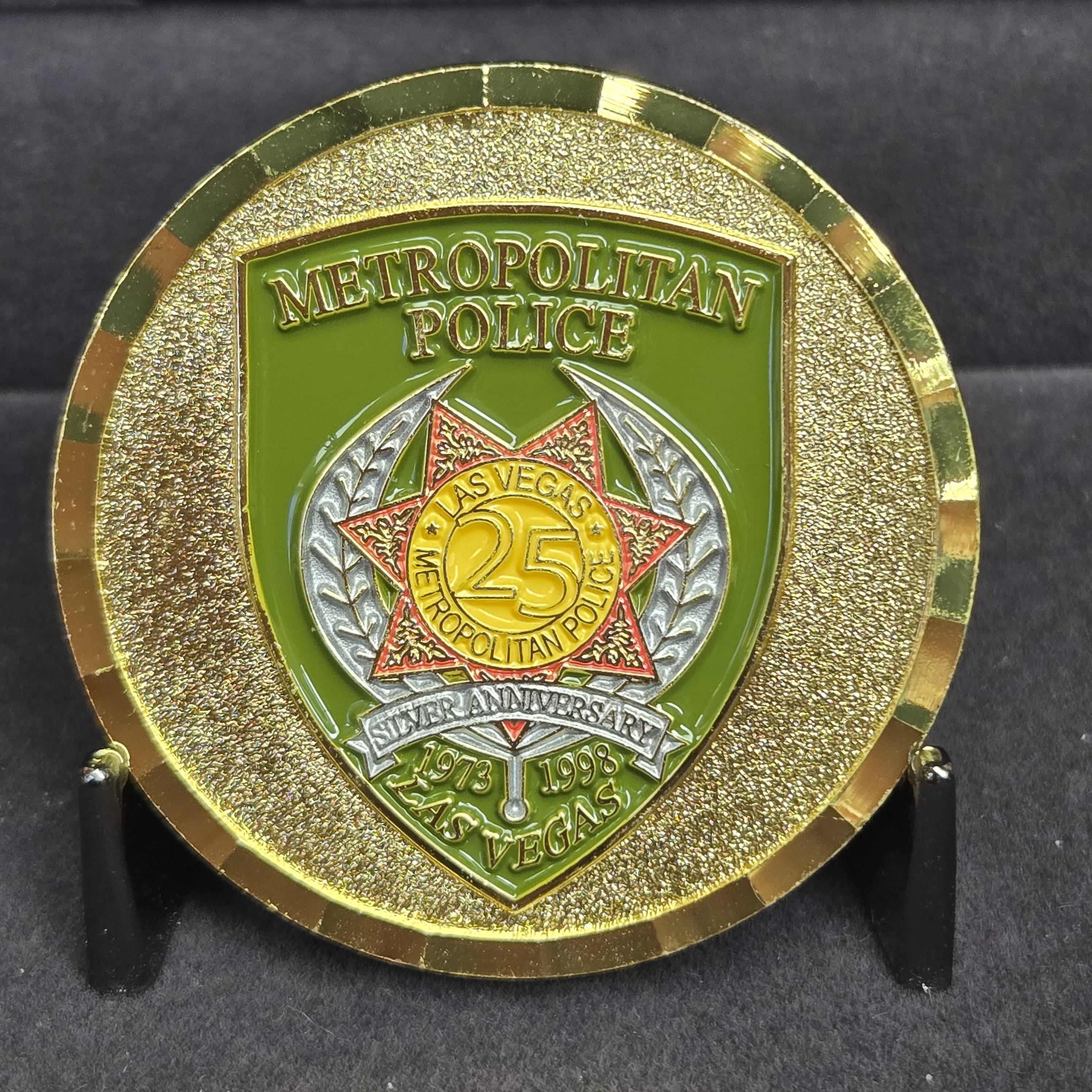 LVMPD 25 Year Anniversary — back