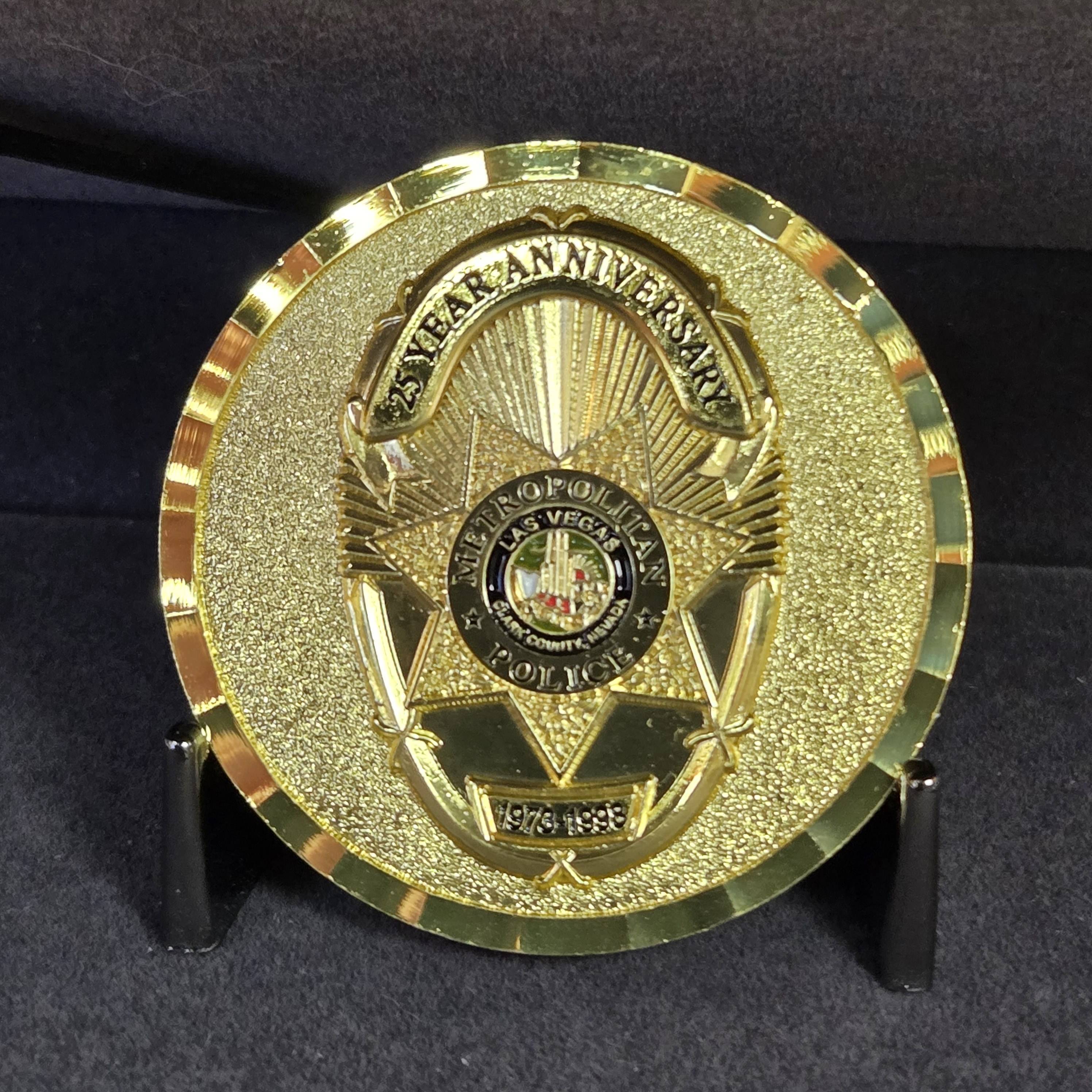LVMPD 25 Year Anniversary — front