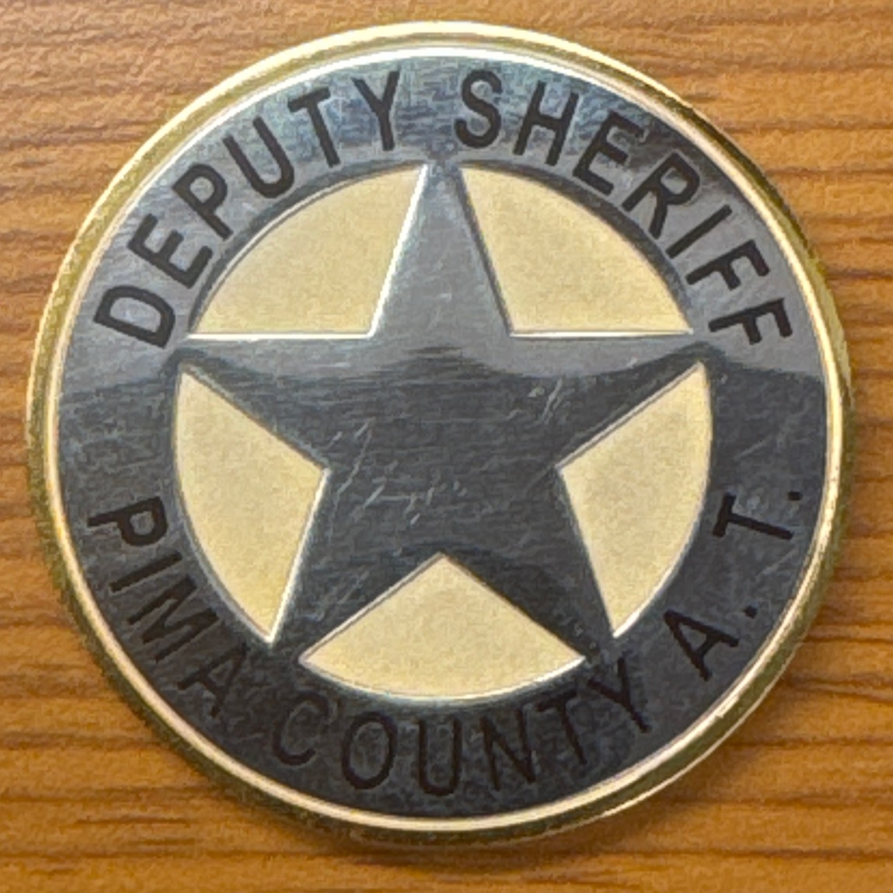 Pima County Sheriff’s Department Arizona Territory — back